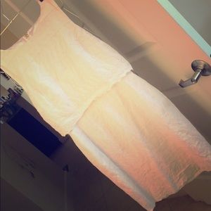 Ivanka Trump -White dress- size 6. Worn once!